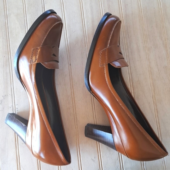 Via Spiga Brown Leather Heels - Picture 10 of 13